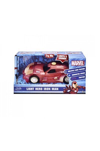 Evelise JADA MARVEL LIGHT HERO IRON MAN CAR WITH SOUNDS AND LIGHTS 1:32 SCALE