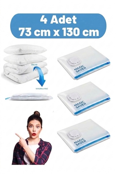 gogidigo aradığın o 4 Adet (73x130)cm Vakumlu Hurç Yorgan Hurcu Valiz Düzenle...