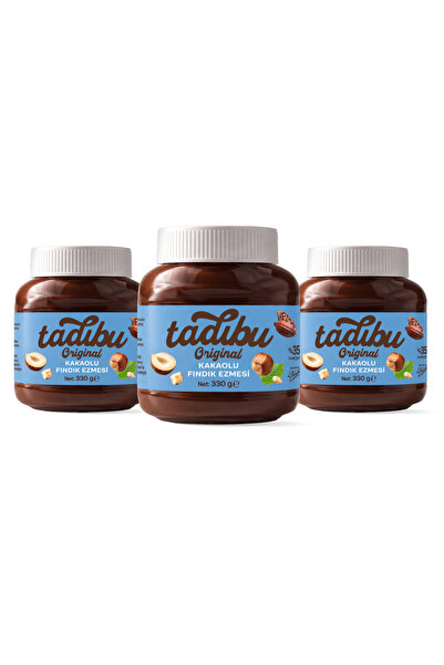 Abdurrahman Tatlıcı Tadıbu Kakaolu Fındık Ezmesi 330gr 3'lü %35 Fındık Içerir
