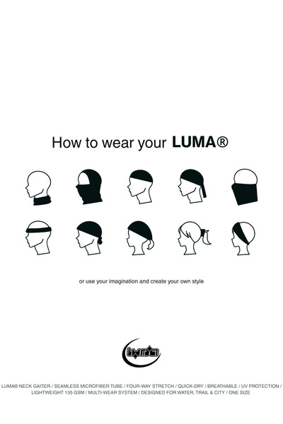 luma Renkli Etnik Desenli Boyunluk - Baf