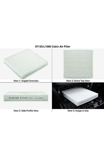 Stone Original Auto Cabin Filter for Hyundai Kia and Baitema Carbon 97133-L10...
