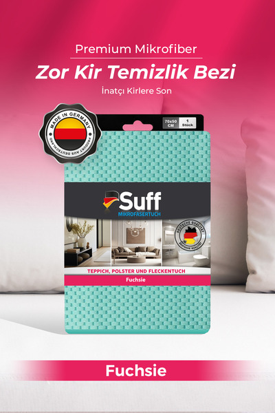 Suff Fuchsie Microfiber Cloth Large Area Bathroom Sink and Fixture Cleaning C...