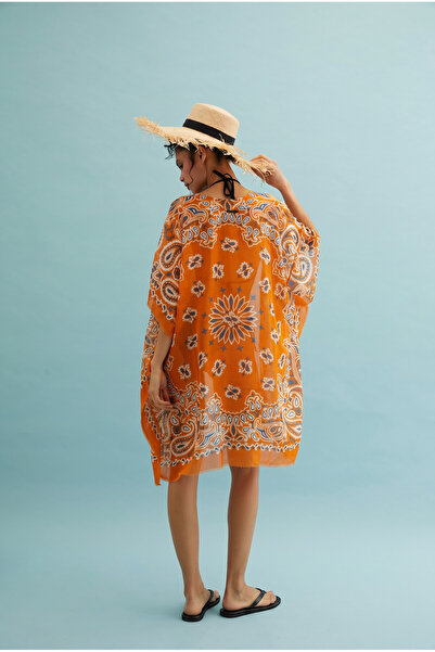 Silk and Cashmere Bej Isla Hasır Kurdeleli Şapka