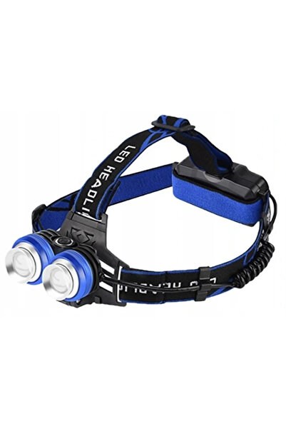 XL Lanterna de cap cu 2 Led-uri si 4 moduri de iluminare