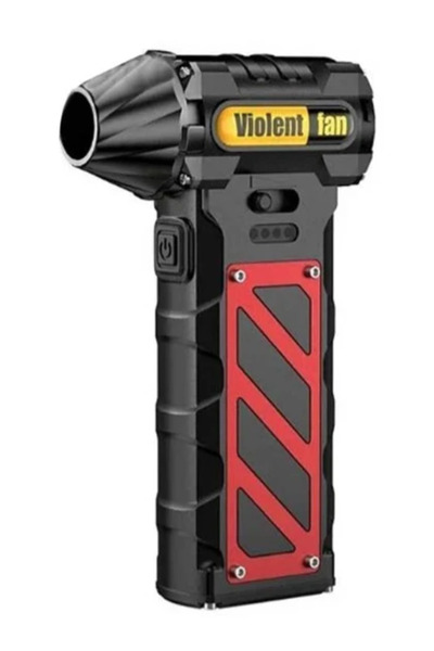 BASHAR Mini Suflanta aer portabila Violent fan indicator baterie turbo fan 13...