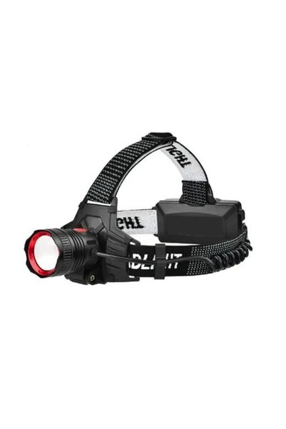 MİKİ Lanterna de cap cu LED puternic BL 8102 TG cu incarcare tip C