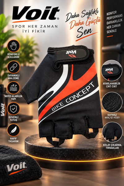 Voit Unisex Ağırlık Body Dambıl Halter Fitness Spor Eldiveni 8206