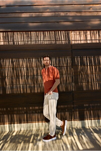 Dufy بنطلون رجالي ضيق من نوع Slim Fit