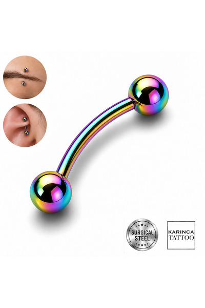 Karınca Piercing Kaş Piercing Tragus Rook Conch Orbital Smiley Septum Surface...