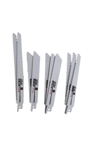 OEM Set 10 Panze Fierastrau Sabie Metal si Lemn Lungimi Diferite