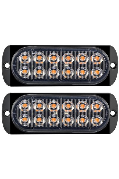 Jack Set doua proiectoare cu 12 Leduri 36W 2 Fire Lampi Gabarit