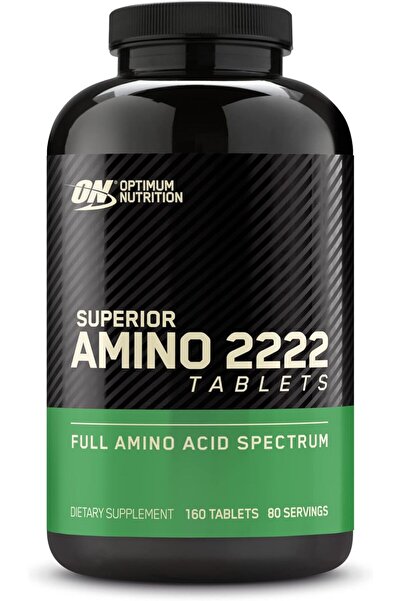 Optimum Nutrition Superior Amino 2222 Tablets, Complete Essential Amino Acids...