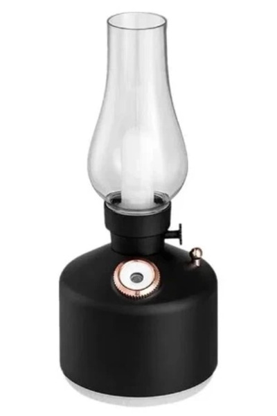 China Mini umidificator NEGRU cu lampa fara capac si schimbare de culoare