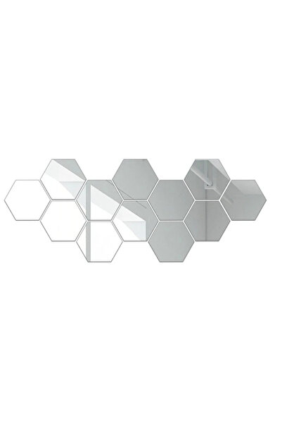 OEM Set 12 Oglinzi Design Hexagon MEDII 15x15 - Oglinzi Decorative Acrilice C...
