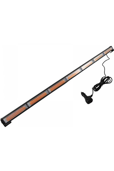 Ruan Rampă de avertizare galbenă 6 cutii LED COB 126W 12-24V