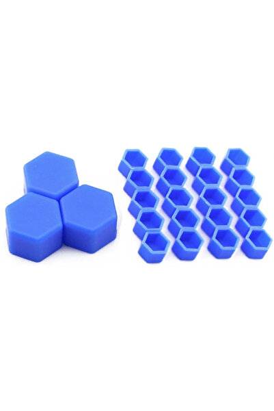 auto Set 20 capace prezoane 17" ALBASTRE din Silicon pentru jante