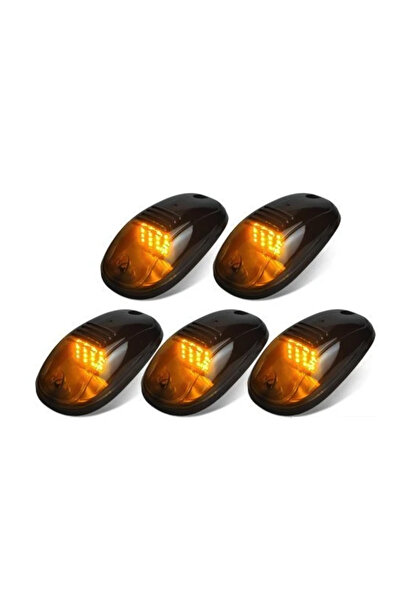 Ruan Set 5 Lampi Auto LED pentru Plafon Interior Alimentare 12V Culoare Galben