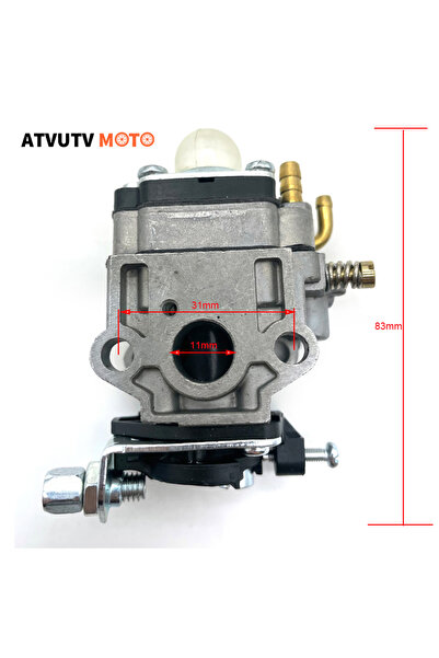Choice1 11mm 11mm 15mm Carburetor Carb For 2-Stroke Hedge Trimmer 22cc 26cc 3...