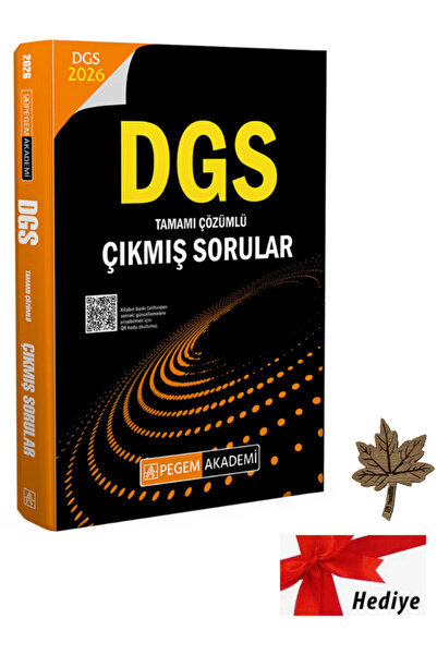 Pegem Akademi Yayıncılık 2026 DGS Çıkmış Sorular Tamamı Çözümlü
