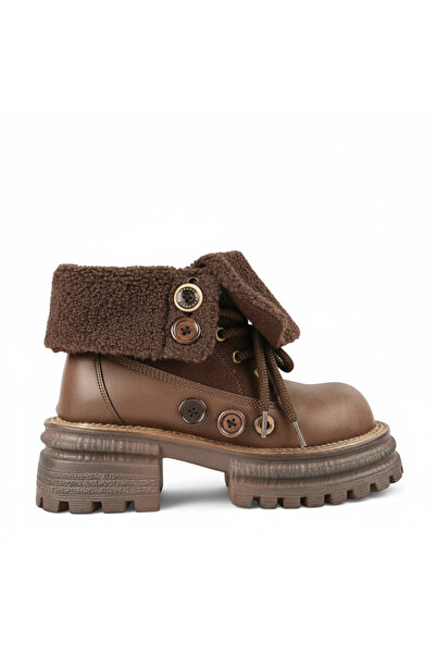 FEELİNG Ghete casual, femei, FEELING, 8808 maro, piele 36