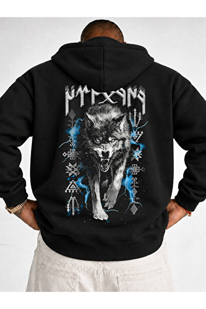 VEK Oversize Sweatshirt Hoodie Kökbörü V2