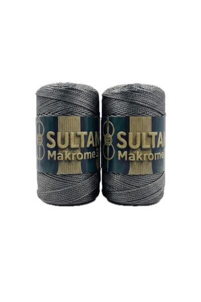 Genel Markalar 2 Adet Sultan Makrome 3 Örgü İpi 100 Gram -Çanta Cüzdan Supla ...