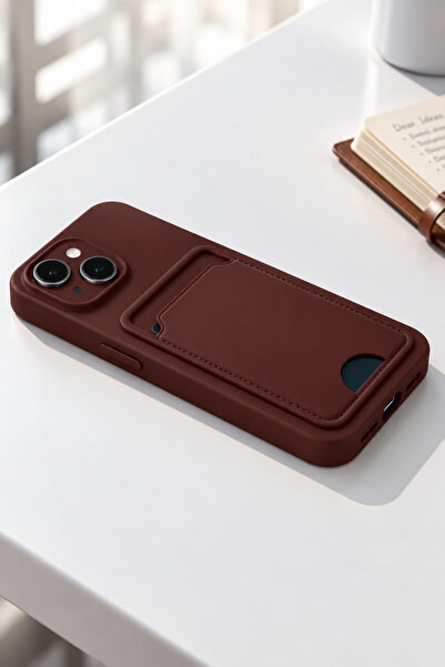 halkhouse İphone 14 & İphone 13 Kılıf Kamera Korumalı Kartlıklı Esnek Silikon...