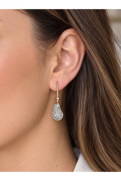 BEBİ BİJUTERİ Zircon Stone Drop Earrings