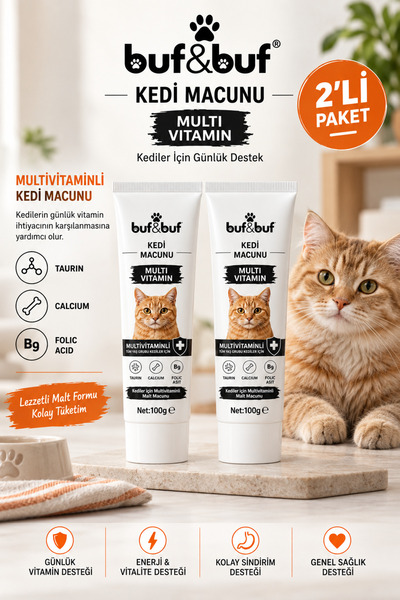 Buf & Buf Malt Macun Multivitaminli 2'li Avantaj Paketi Malt Multivitaminli M...