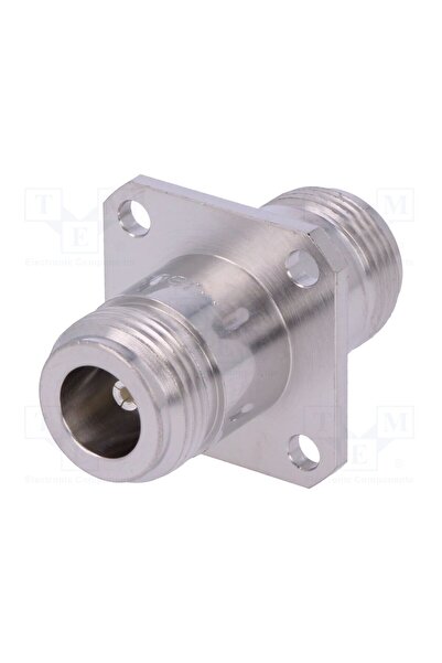 OEM Adaptor TELEGÄRTNER J01024A0005, drept, 50Ω, aurit, PTFE, N soclu,din amb...