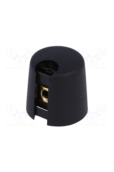OEM Buton rotativ OKW A1016049, cu indicator, plastic, Øax 4mm, Ø16x16mm, neagră