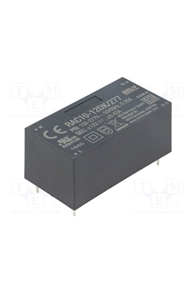 OEM Convertor AC/DC RECOM RAC10-12DK/277, 10W, Intrare 85÷305VAC, 120÷430VDC,...