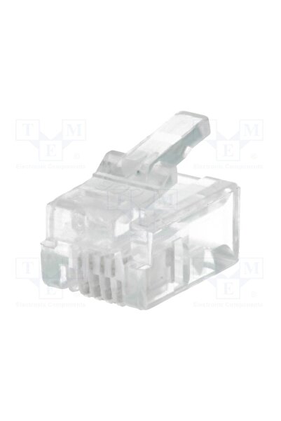 OEM Conector RJ14 LUMBERG P127, mufă, PIN 4, neecranaţi, aurit, 6p4c, 26AWG, IDC