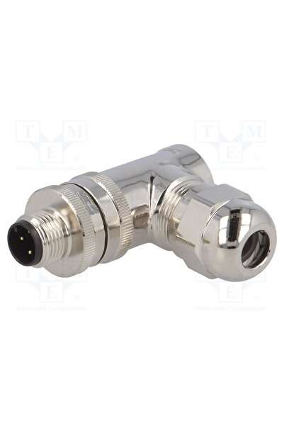 OEM Conector M12 TE Connectivity T4113012041-000, mufă, PIN 4, tată, 250V, în...