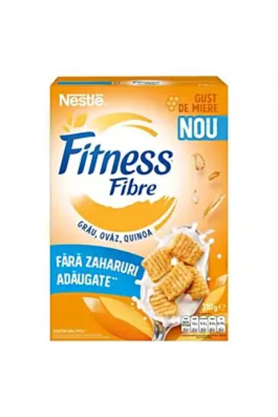 Nestle Cereale cu fibre pentru fitness, cu aromă de miere, 310 g