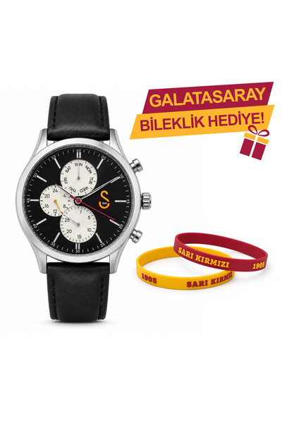 Galatasaray Lisanslı Kol Saati U13858 GS Bileklik Hediyeli