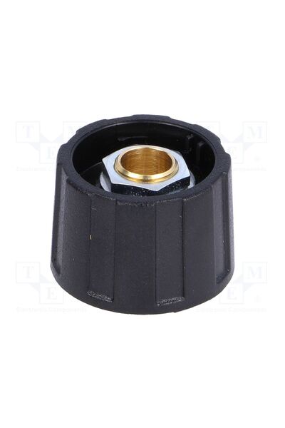 OEM Buton rotativ OKW A2523630, fără indicator, ABS, Øax 6,35mm, Ø23x15,5mm, ...