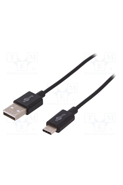 OEM Cablu GOOBAY USB-USBC-1.0-BK, USB 2.0, USB A mufă,USB C mufă, 1m, negru, ...