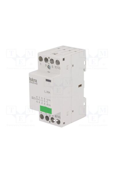 OEM Contactor 4-polar pt.instalaţii ISKRA IKA25-40/230V, 25A, 230VAC, NO x4, IKA