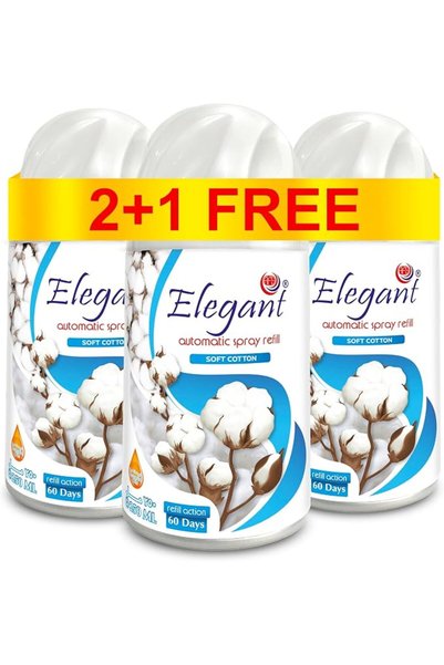 AFS Elegant عبوة إعادة تعبئة رذاذ أوتوماتيكي أنيق - قطن ناعم - 250 مل - عبوة ...