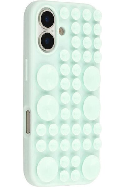 OEM Πράσινη Πίσω Θήκη Σιλικόνης με Βεντούζα (iPhone 17)