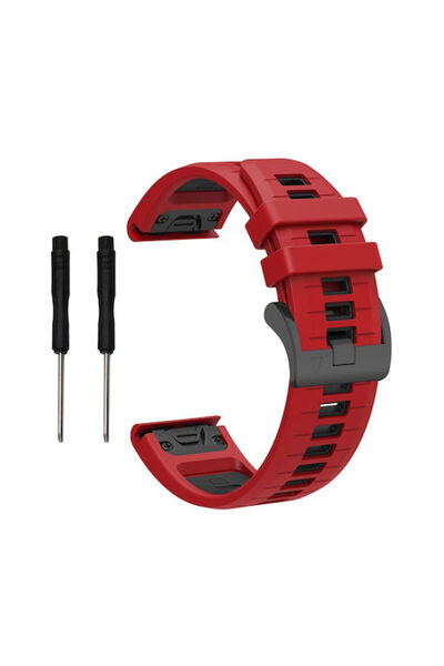 OEM Garmin Fenix 7x Fenix 7x Pro Enduro 3 Fenix 8 51mm Λουράκι Σιλικόνης Κόκκ...