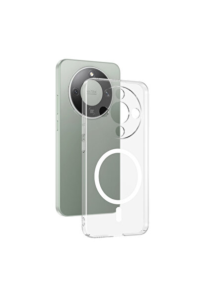 Nezih Case Honor Magic 8 Lite 5G Uyumlu Şeffaf Magsafe Wireless Şarj Destekli...