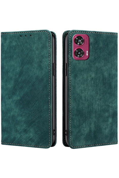 OEM Brush Magnetic Book Green (Motorola Edge 50 Fusion)