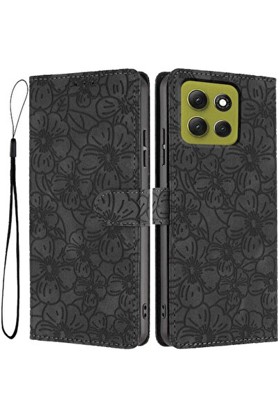 OEM Blossom Πορτοφόλι Μαύρο (Moto G86)
