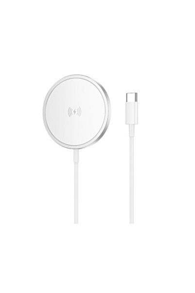 Borofone Ασύρματος Φορτιστής (Qi Pad) 15W Λευκός (BQ32)