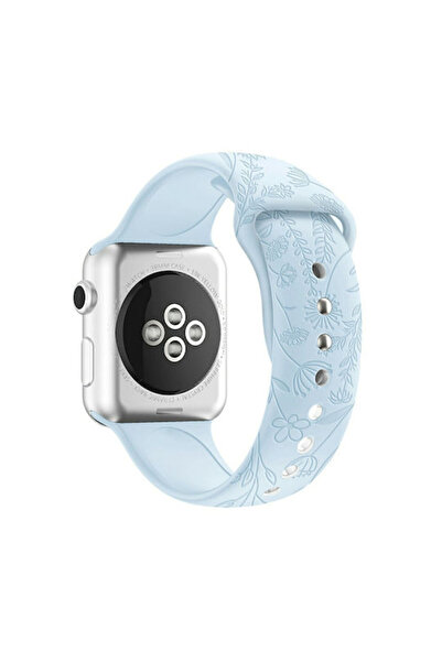 OEM Λουράκι Σιλικόνης Μπλε (Apple Watch Series 7/8/9/10/SE/Ultra 1/Ultra 2)