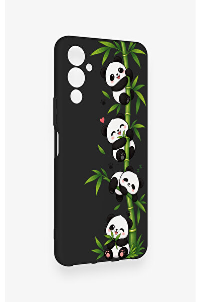 Vip Case Tecno Pova Neo 4 Uyumlu Sevimli Panda Bambu Desenli Silikon Kılıf
