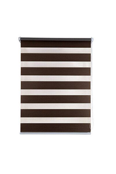 OEM Lariana blind, Duo Clemfix, Polyester, dark brown, day - night, material ...