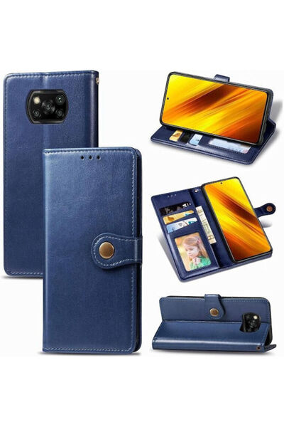sscase Μπλε Πορτοφόλι (Poco X3 NFC / X3 Pro)